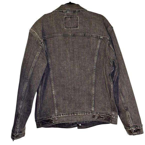 Levi's Men's Charcoal Denim Jacket - Picture 5 of 10